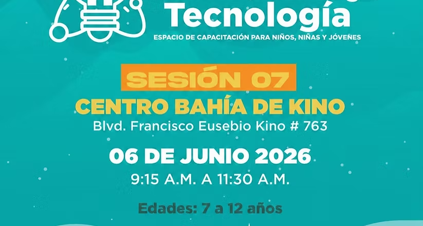 Llevará Gobierno de Hermosillo programa “Ciencia, Innovación y Tecnología” a Bahía de Kino