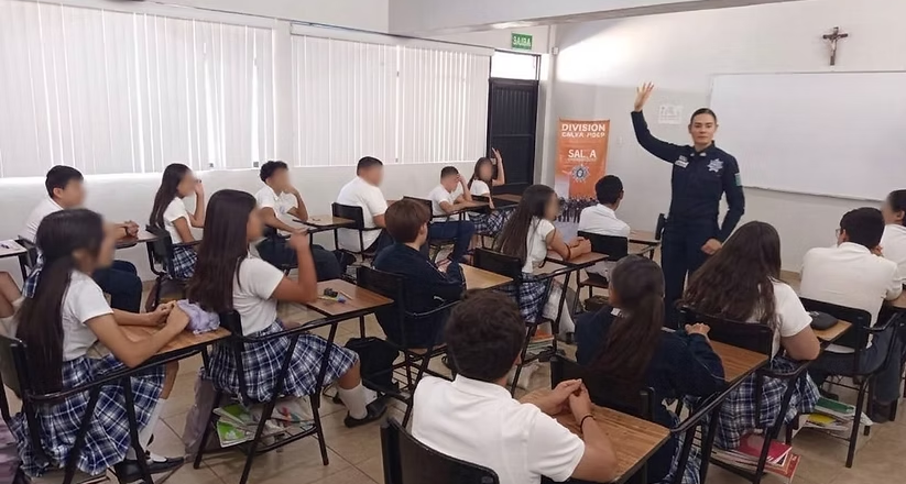 Llama División SALVA de Policía Estatal a juventudes a rechazar la violencia y promover la cultura de paz