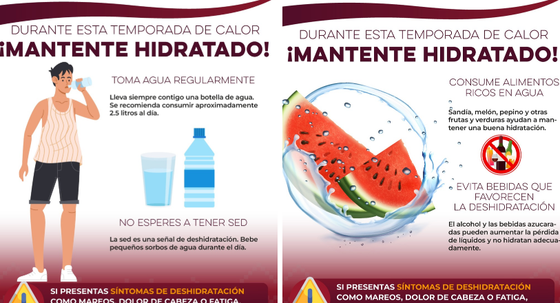 Fomenta Salud Sonora hábitos de hidratación para proteger a las familias