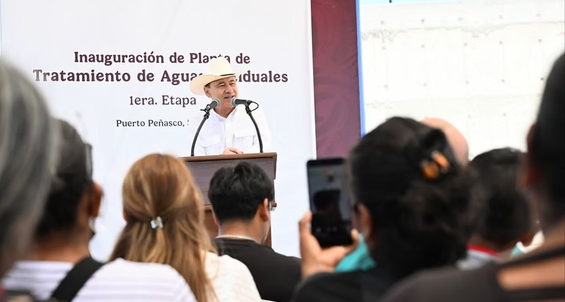 Gobernador Durazo resuelve demanda de agua en Puerto Peñasco con entrega de planta tratadora