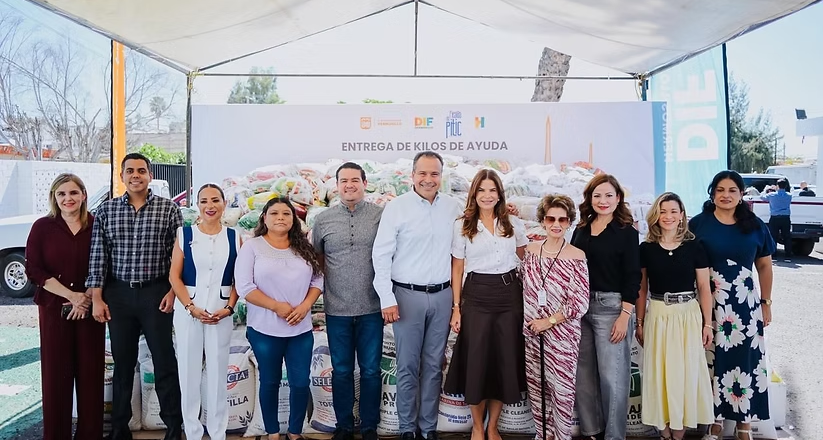 Beneficia Toño Astiazarán a 61 asociaciones altruistas con más de 6 toneladas de alimentos donados en las Fiestas del Pitic 2026