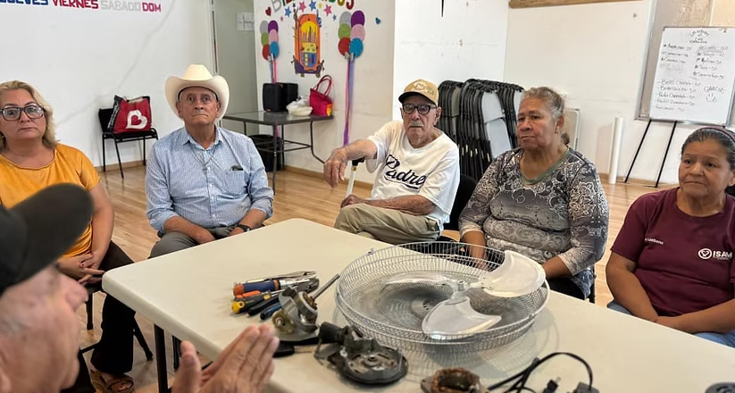Gobierno de Sonora promueve talleres de reparación de electrodomésticos para personas adultas mayores
