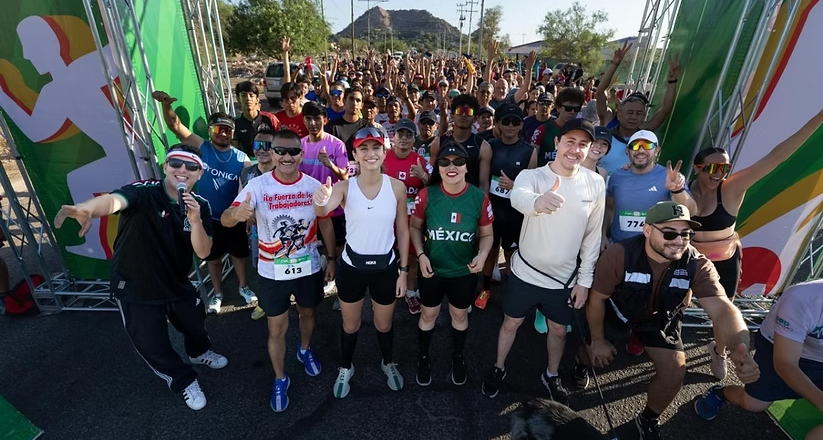 Impulsa Gobierno de Sonora la activación física con la Carrera Golazo Mundialista