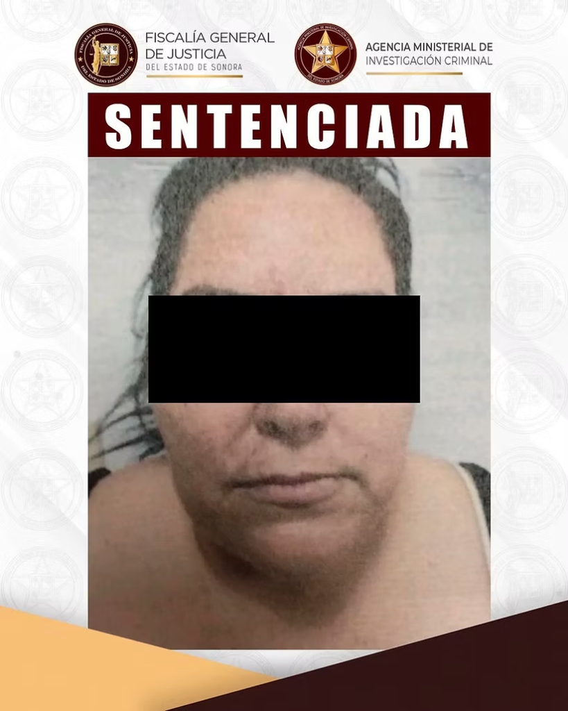 FGJES logra sentencia condenatoria de 25 años de prisión contra María “N” por desaparición de persona en Puerto Peñasco