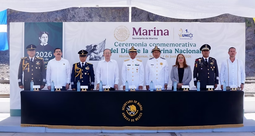 Gobernador Durazo conmemora el 84 aniversario del Día de la Marina Nacional