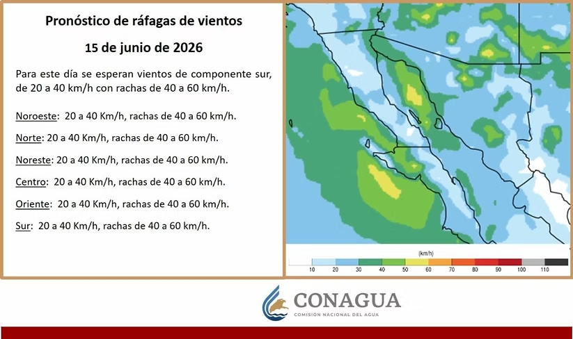 CEPC mantiene pronóstico de lluvias intensas y altas temperaturas en Sonora