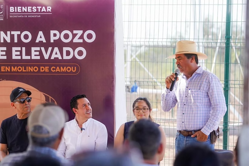Gobierno de Sonora fortalece acceso al agua potable con obra hidráulica en Molino de Camou
