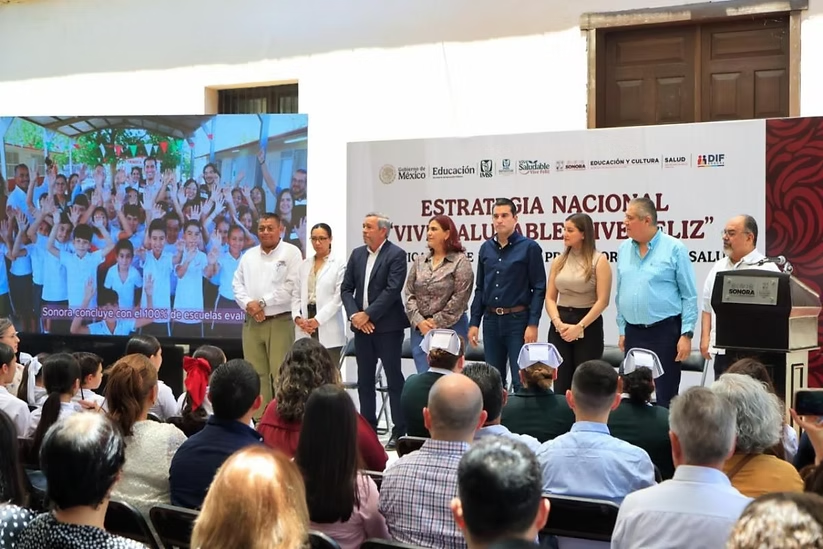 Gobierno de Sonora certifica a Escuelas Promotoras de la Salud: SEC