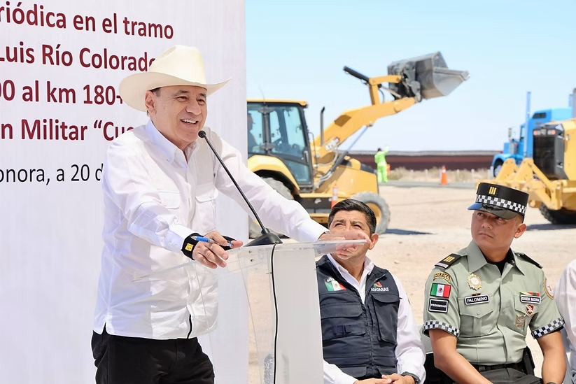 Arranca Durazo rehabilitación carretera clave para el desarrollo del noroeste de Sonora