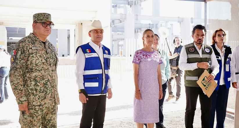 Supervisan Durazo y Sheinbaum nuevo Hospital del IMSS en SLRC; beneficiará a 128 mil personas