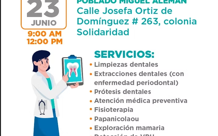Llevará Gobierno de Hermosillo jornada de salud bucal al poblado Miguel Alemán