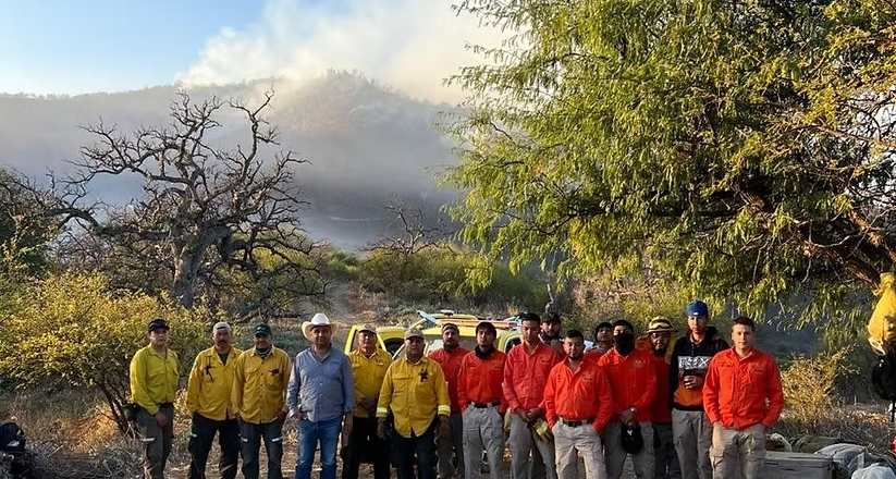 Fortalece CEPC acciones de combate al incendio forestal en Tarachi