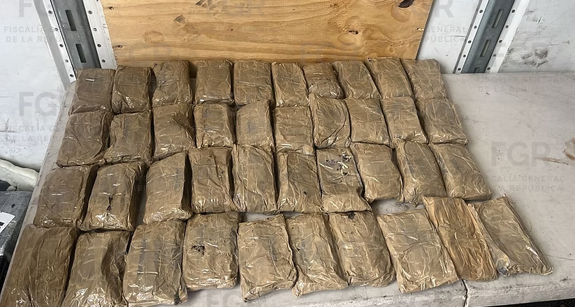 Inicia FGR investigación tras asegurar 20 kilos de heroína en Sonoyta
