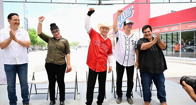 Arranca Gobernador Durazo modernización del estadio de Los Mayos “Ciclón” Echeverría