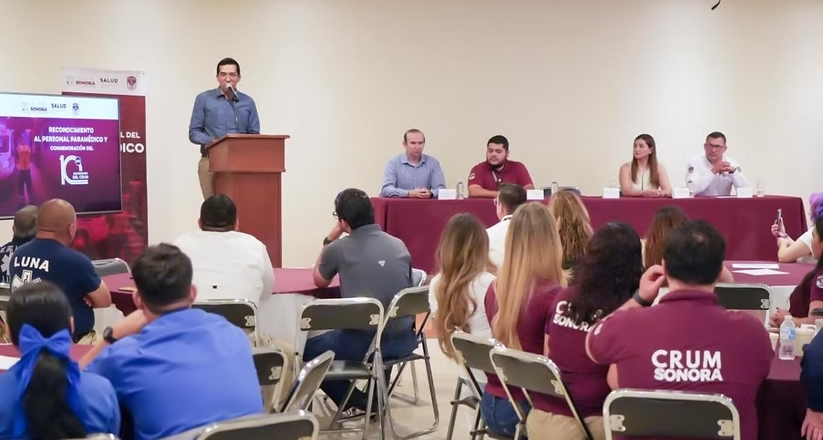 Reconoce Salud Sonora la labor de los paramédicos y celebra 10 años del CRUM
