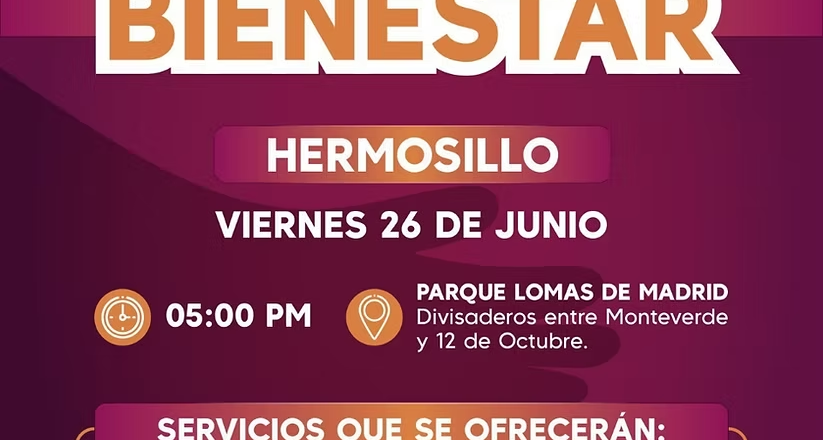 Gobierno de Sonora acerca Jornadas para el Bienestar al norte de Hermosillo