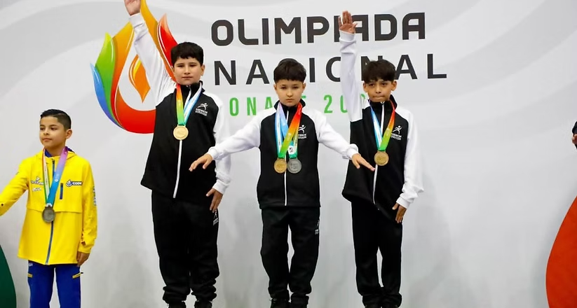 La gimnasia trampolín de sonora abre con 4 preseas su actuación en Olimpiada Nacional