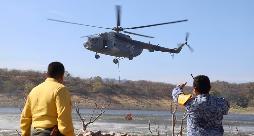 Mantiene CEPC combate intensivo contra incendio forestal en Tarachi