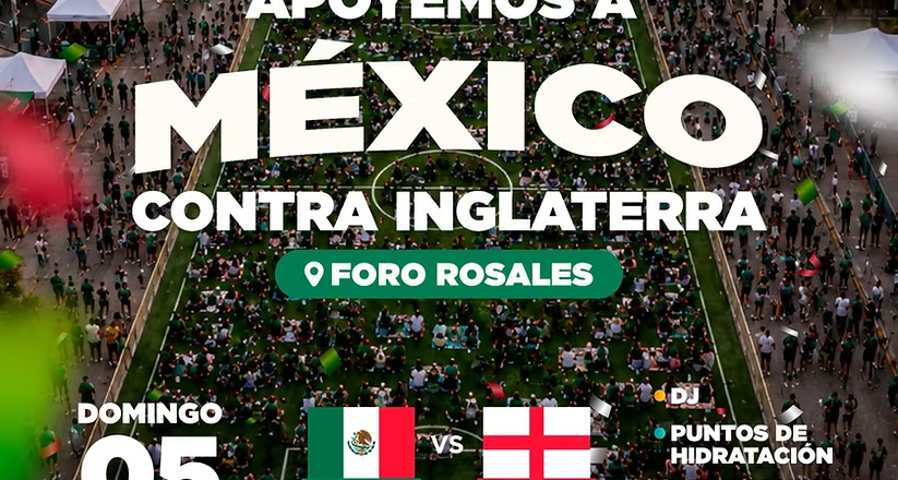 Invita Toño Astiazarán a convivencia familiar para apoyar a México ante Inglaterra