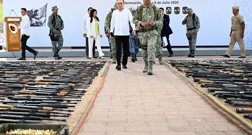 Refuerza Durazo acciones por la seguridad con destrucción de más de 900 armas aseguradas al crimen