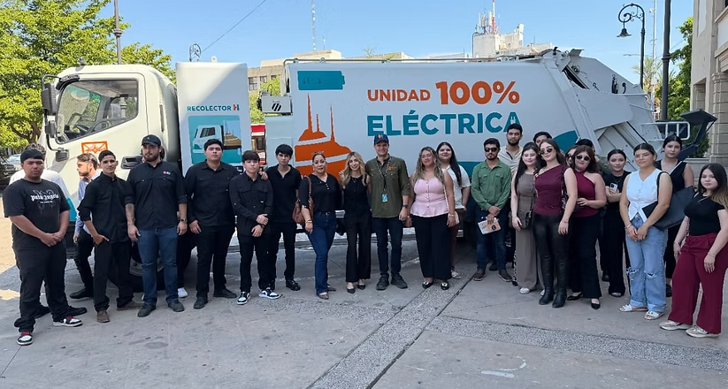Destaca Sergio Pavlovich innovación sustentable con unidades eléctricas de recolección en Hermosillo