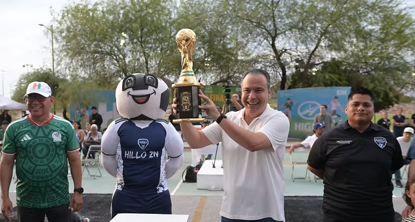 Celebra Toño Astiazarán exitoso cierre del torneo de futbol “El Mundialito H”