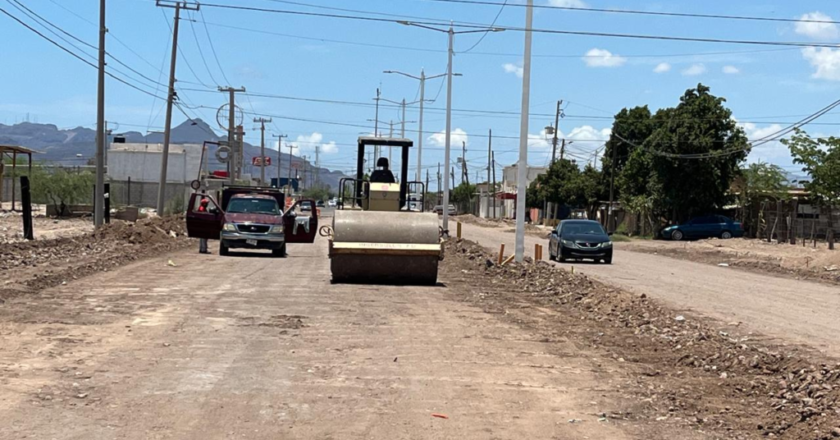 Inicia segunda etapa de pavimentación del bulevar Héroe de Nacozari en beneficio de las familias empalmenses