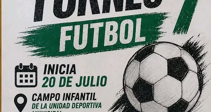 Invita Gobierno de Empalme a participar en el Torneo de Futbol 7