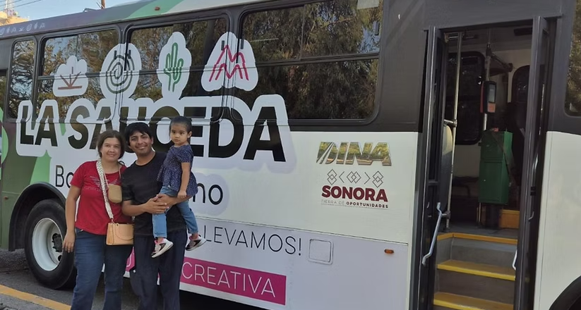Promueve Gobierno de Sonora paseos familiares con la Línea Recreativa La Sauceda este verano