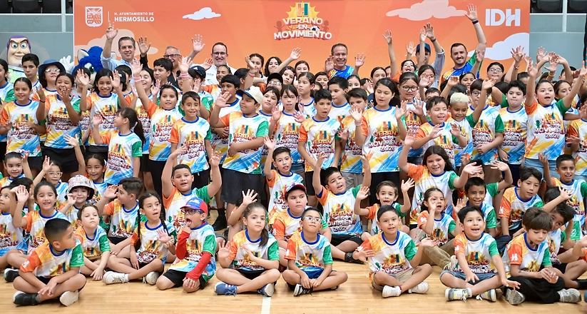 Apoya “Toño” Astiazarán a más de 350 niñas y niños con campamento “Verano en Movimiento”