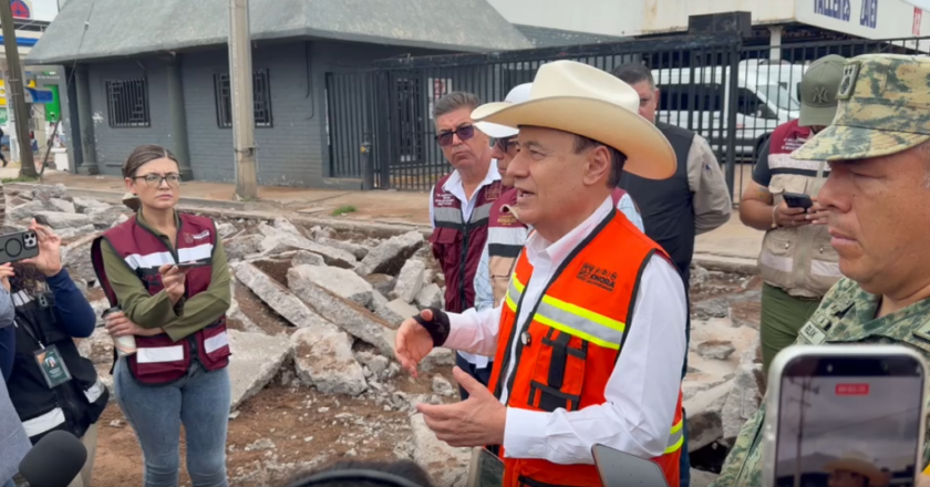 Gobernador Alfonso Durazo supervisó las acciones para atender las afectaciones por las lluvias extraordinarias