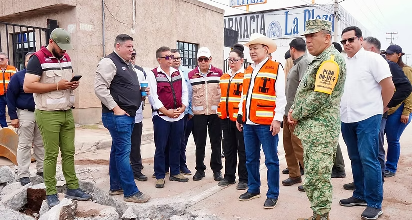 Gobernador Durazo implementa acciones inmediatas por lluvias extraordinarias en Nogales