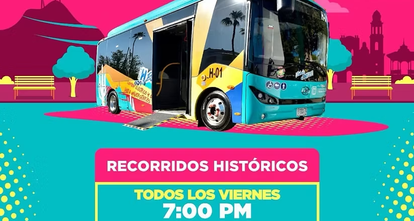 Invita Gobierno de Hermosillo a disfrutar del recorrido histórico del HBus por tiempo limitado