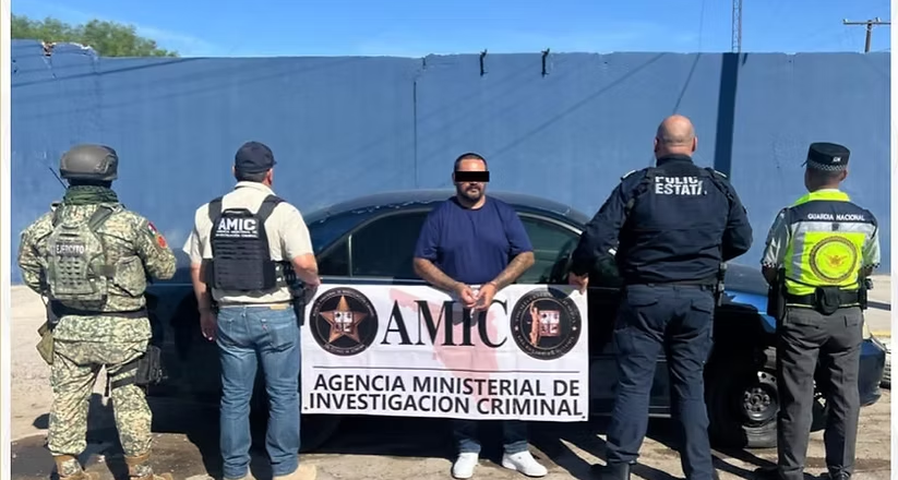 Detiene AMIC a hombre con vehículo robado en Puerto Peñasco