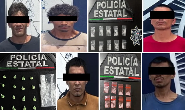 Operativos de la Policía Estatal detienen por delitos contra la salud en Cajeme