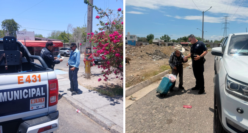 Aplica operativo de hidratación Gobierno de Hermosillo ante pronóstico de temperatura de más de 45 grados centígrados este jueves