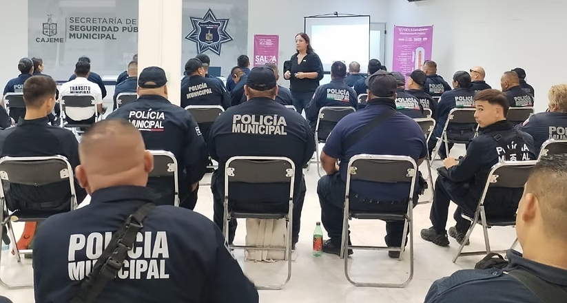 Refuerza SALVA capacitación a policías de Cajeme con perspectiva de género