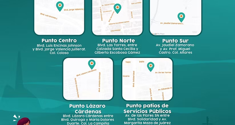 Mantendrá abierto Gobierno de Hermosillo los cinco puntos fijos para depositar basura