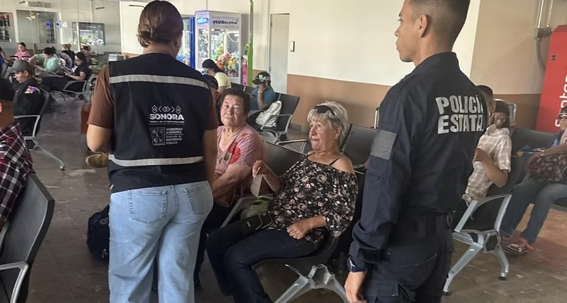 SSPC Sonora acerca información preventiva a viajeros durante el Operativo Verano 2026