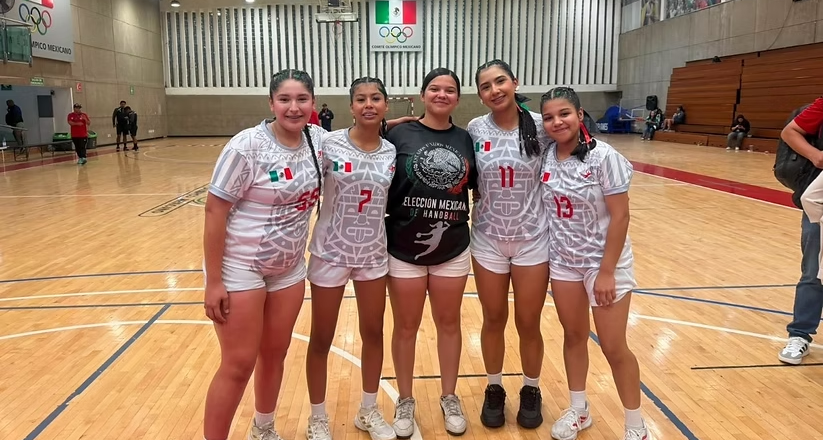 Cuatro jugadoras sonorenses de balonmano contribuyen al avance de México a Mundial U16