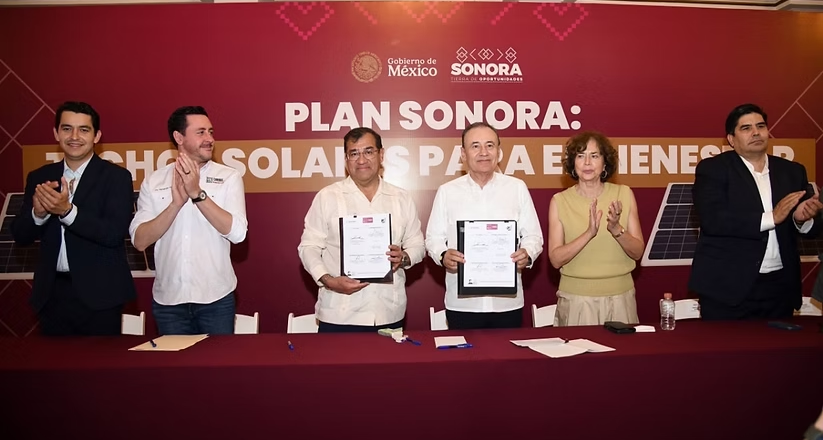 Gobernador Durazo lleva energía solar a hogares para reducir hasta 70% el recibo de luz