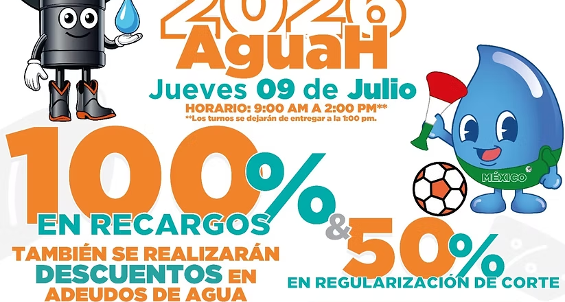 Visitará Villas del Real jornada de descuentos de Agua de Hermosillo