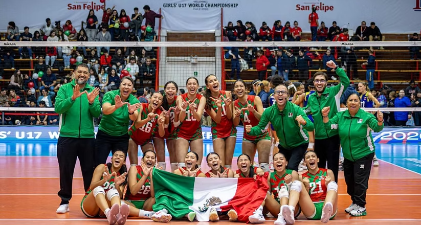 Selección nacional de Volibol Femenil U17 termina en lugar 19 del campeonato mundial