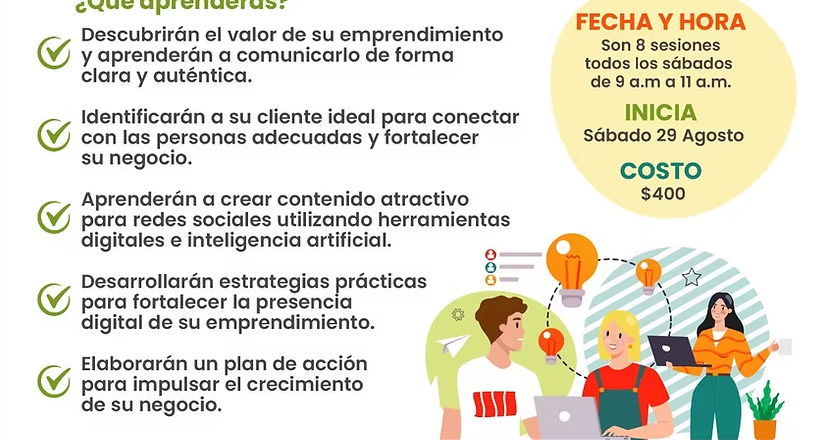 Aprende a manejar redes sociales para negocios con curso de verano de DIF Hermosillo