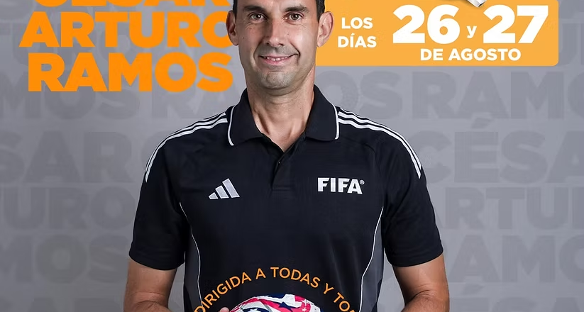 Capacítate con el árbitro mundialista César Arturo Ramos a través del IDH