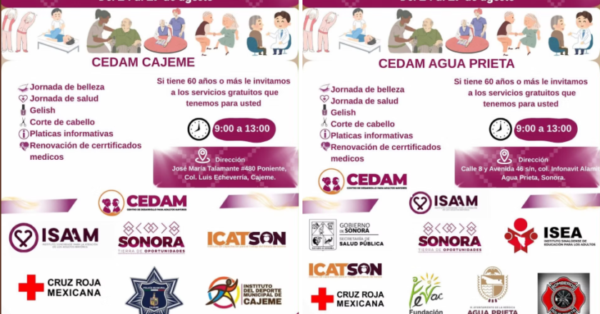 Gobierno de Sonora fortalece el bienestar de las personas adultas mayores