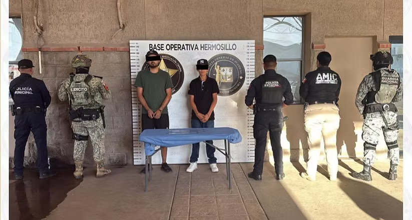 Cateo de FGJES en Hermosillo permite detener a dos personas y localizar a dos menores con Alerta AMBER