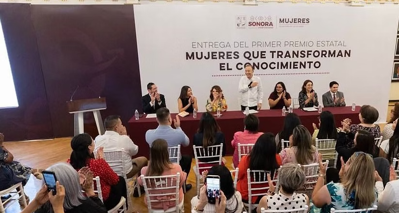 Premia Gobernador Durazo a mujeres investigadoras sonorenses por su aportación a la transformación social