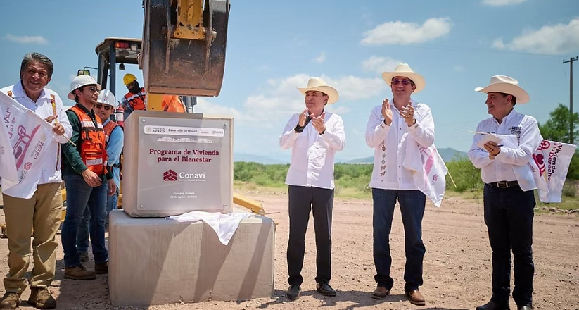 En Sonora se construye vivienda como nunca con respaldo de Sheinbaum; inicia Durazo 4 mil 600 casas en Navojoa