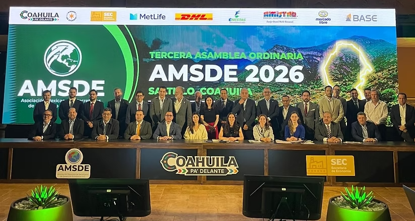 Gobierno de Sonora fortalece alianzas para impulsar inversión y desarrollo económico en Asamblea Nacional de la AMSDE